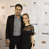 Kristin Cavallari poses along et Jay Cutler à l'hôtel W Chicago Lakeshore pour célébrer leur apparition en une du Michigan Avenue Magazine, à Chicago, le 9 septembre 2014