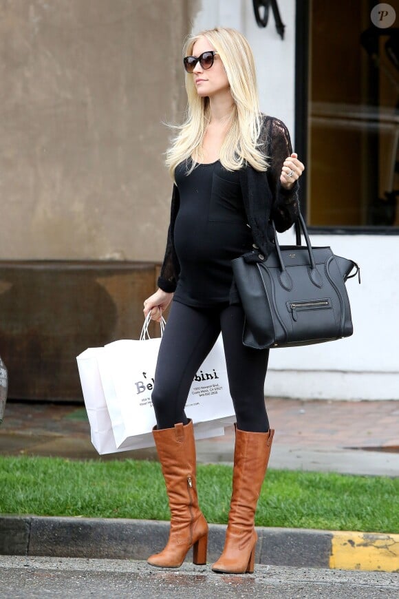Kristin Cavallari en session shopping chez Bel Bambini à West Hollywood, Los Angeles, le 1er mars 2014
