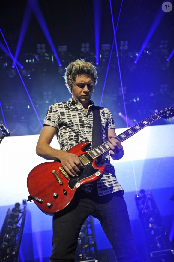 Niall Horan lors du concert du groupe "One Direction" au Apple Music Festival à la Camden Roundhouse à Londres, le 22 septembre 2015. © CPA