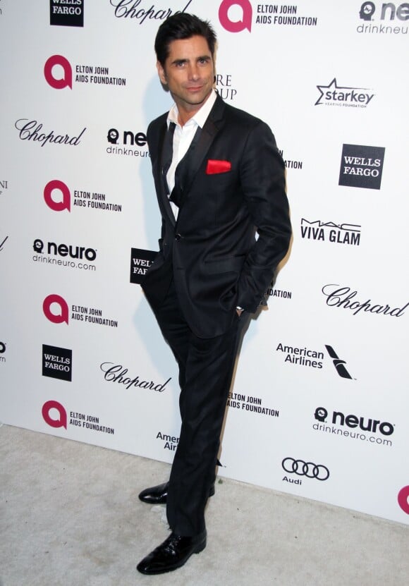 John Stamos - Soirée "Elton John AIDS Foundation Oscar Party" 2015 à West Hollywood, le 22 février 2015.