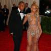 Jay-Z et sa femme Beyonce Knowles - Soirée Costume Institute Gala 2015 (Met Ball) au Metropolitan Museum, célébrant l'ouverture de Chine: à travers le miroir à New York. Le 4 mai 2015.