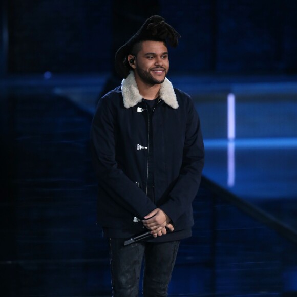 The Weeknd au défilé de mode de Victoria's Secret à Lexington Avenue Armory à New York, le 10 novembre 2015
