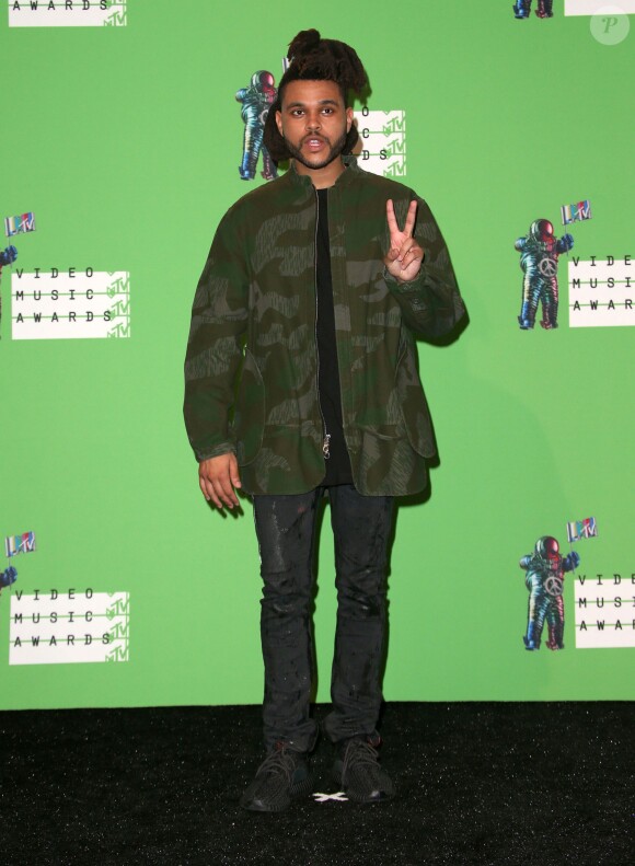 The Weeknd - Press Room des MTV Video Music Awards à Los Angeles, le 30 août 2015.