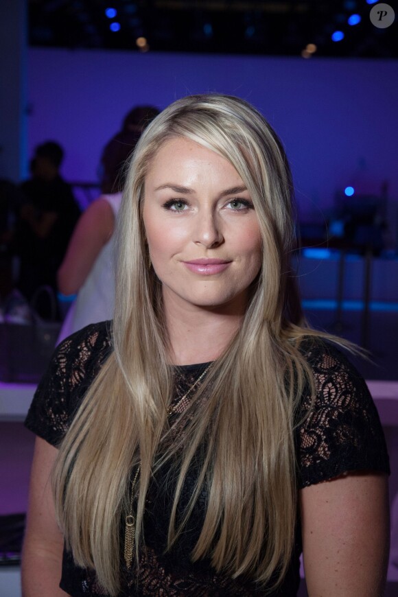 Lindsey Vonn lors du défilé Rebecca Minkoff à New York le 12 septembre 2015