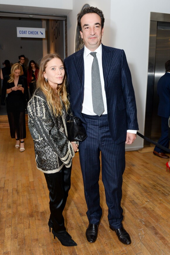 Mary-Kate Olsen, Olivier Sarkozy à New York le 13 avril 2015.