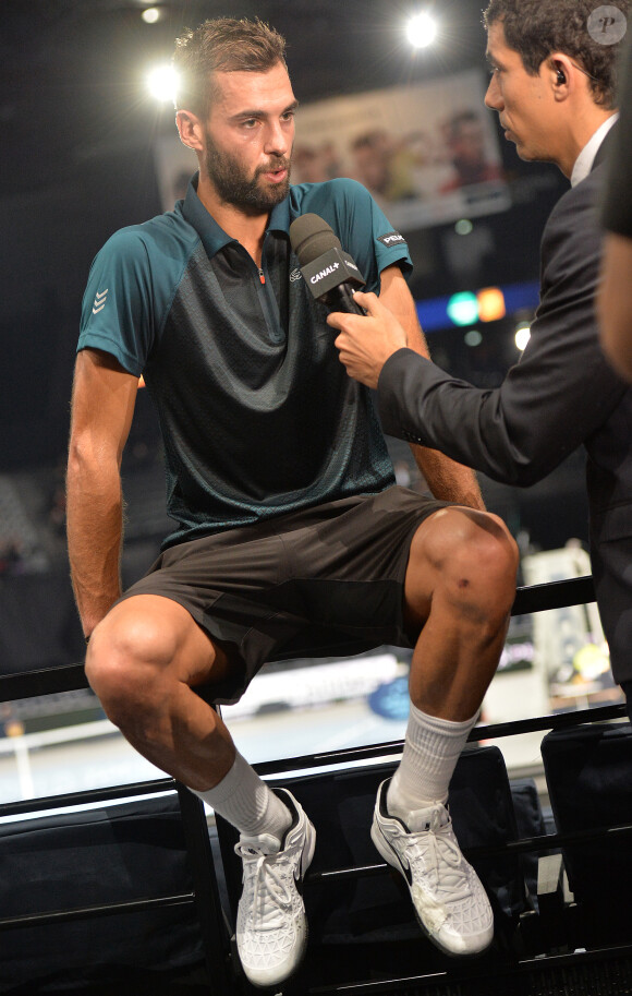 Benoît Paire lors du tournoi BNP Paribas Masters à l'AccorHotels Arena à Paris le 3 novembre 2015.