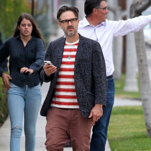 Exclusif - Courteney Cox et son ex mari David Arquette sont allés chercher leur fille Coco à l'école à Santa Monica, le 8 juin 2015