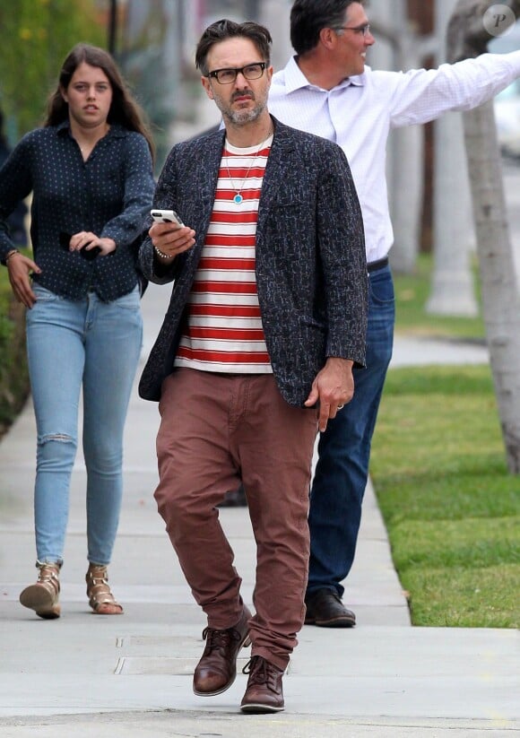 Exclusif - Courteney Cox et son ex mari David Arquette sont allés chercher leur fille Coco à l'école à Santa Monica, le 8 juin 2015