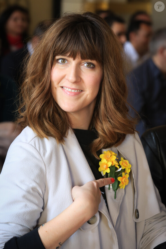 Daphné Bürki lors de la 11e édition de l'opération "Une Jonquille pour Curie" à Paris, le 17 mars 2015.