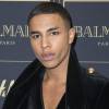 Olivier Rousteing (directeur artistique de la maison Balmain) - Présentation de la collection capsule "BALMAIN x H&M" au Palais Brongniart à Paris, le 3 novembre 2015. © Olivier Borde/Bestimage