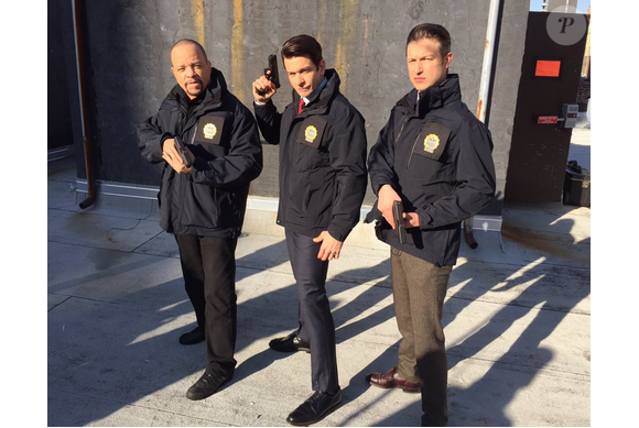 Ice-T figure au casting de la série New York, Unité Spéciale / photo postée sur Twitter, le 1er décembre 2015.