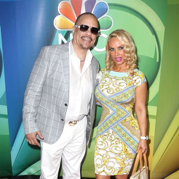Ice T et sa femme Coco Austin - People à la soirée NBC Upfront à New York, le 11 mai 2015.