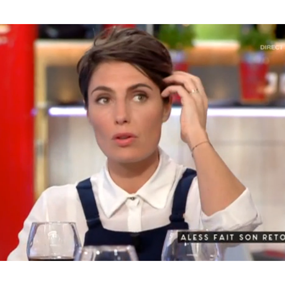 Alessandra Sublet, dans C à vous sur France 5, le jeudi 3 décembre 2015.