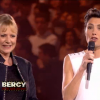 Dorothée et Alessandra Sublet, lors du concert événement des 30 ans de Bercy, à l'AccorHotels Arena à Paris, le vendredi 4 décembre 2015.