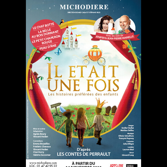 Il était une fois, au théâtre de la Michodière à Paris