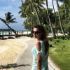 Marine Lorphelin, à Tahiti en 2015. Son petit ami François lui demande de revenir !