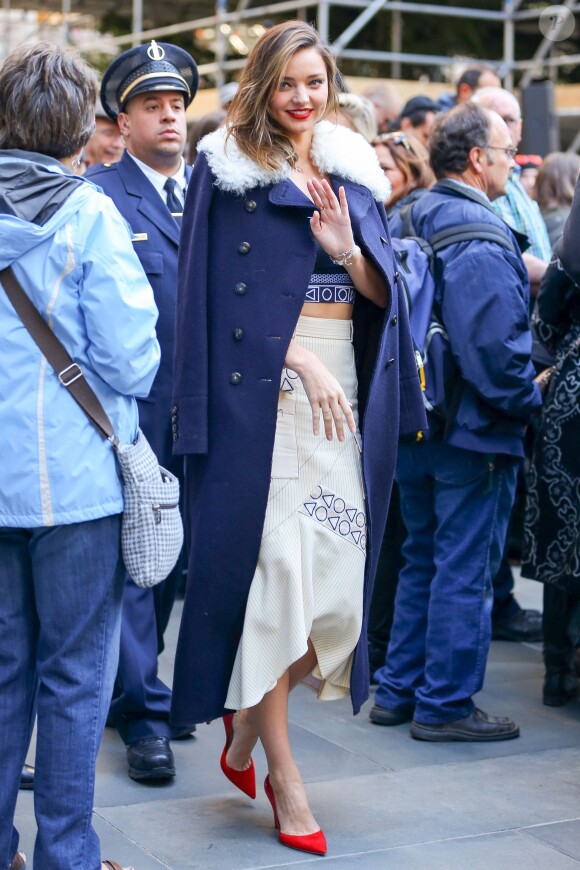 Miranda Kerr à New York, le 16 novembre 2015.