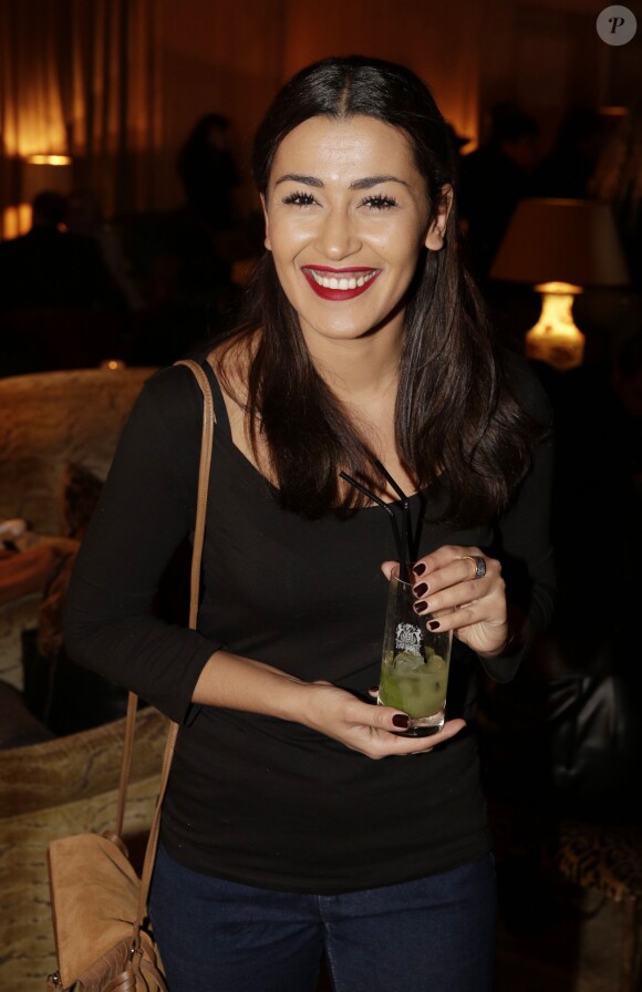 Exclusif - Karima Charni à la soirée Ninoo Party au Bar du Bristol, Hotel Le Bristol, à Paris le 8 décembre 2015