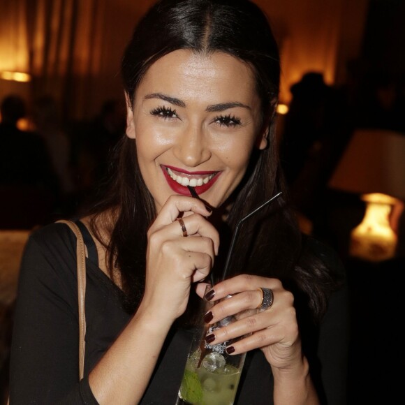 Exclusif - Karima Charni à la soirée Ninoo Party au Bar du Bristol, Hotel Le Bristol, à Paris le 8 décembre 2015