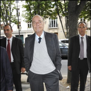 Jacques Chirac au théâtre du Rond Point, à Paris, le 30 mai 2011