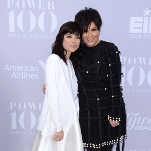 Selma Blair et Kris Jenner assistent au déjeuner des "Women In Entertainment" de 2015 organisé par le magazine The Hollywood Reporter, aux Milk Studios. Los Angeles, le 9 décembre 2015.