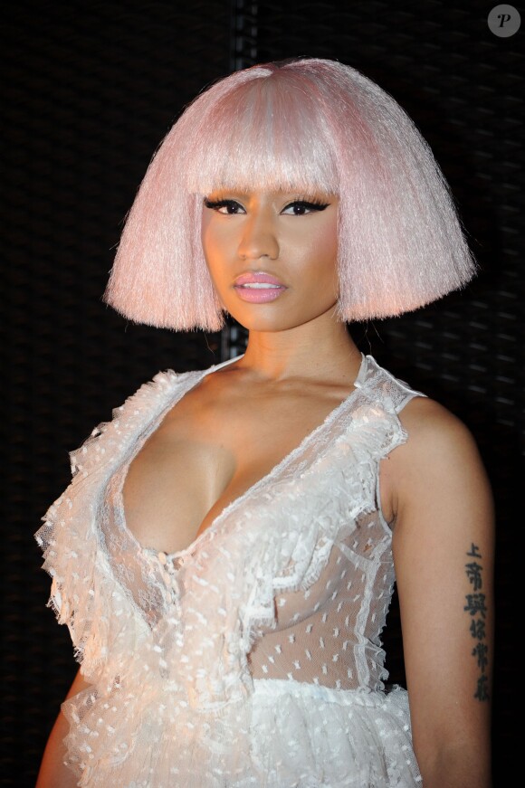 Nicki Minaj - Arrivées à la soirée Givenchy pendant la fashion week de Milan le 25 septembre 2015.
