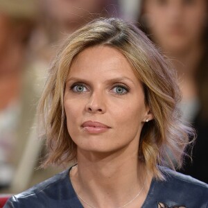 Sylvie Tellier Enregistrement de l'émission "Vivement Dimanche" à Paris le 29 avril 2015.