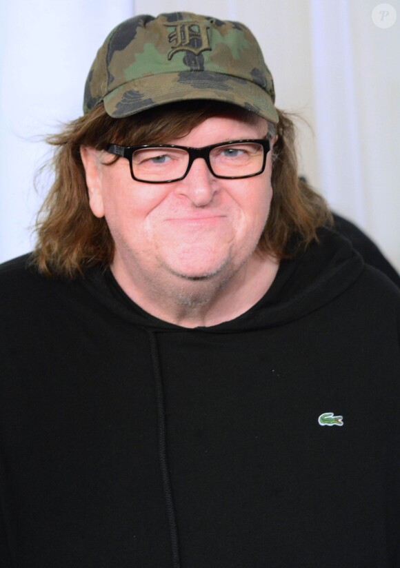 Michael Moore à la première de 'Joy' au Ziegfeld Theatre à New York, le 13 décembre 2015.