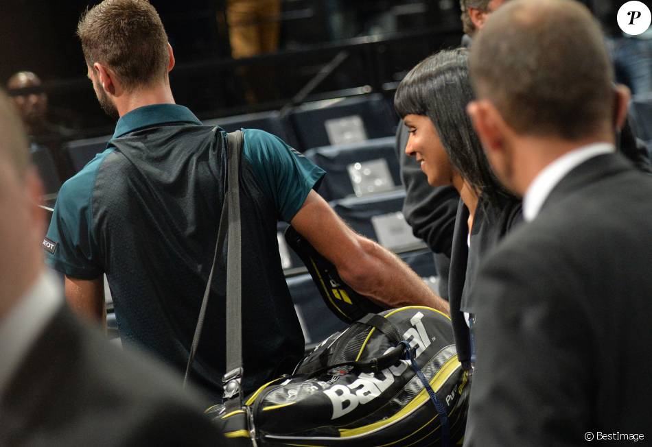 Shy'm et Benoît Paire lors du tournoi BNP Paribas Masters ...