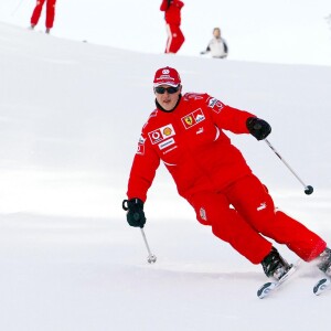 Michael Schumacher à Madonna di Campiglio, le 12 janvier 2006