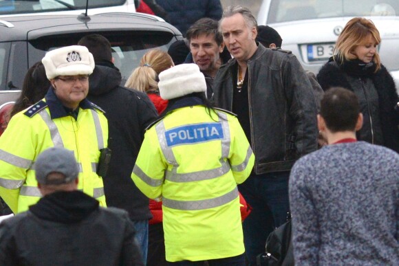 Nicolas Cage termine aujourd'hui, 25 février, le tournage de son nouveau film "The Dying of The Light" à Bucarest.