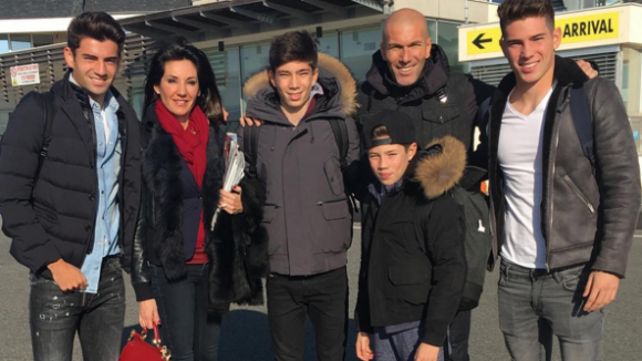 Zinedine Zidane et Véronique : Heureux avec leurs fils pour les vacances de Noël