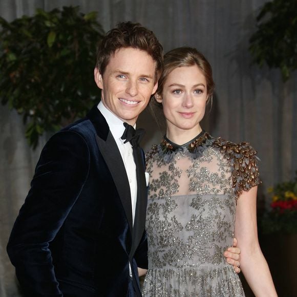 Eddie Redmayne et sa femme Hannah Bagshawe arrivant à l'after-party officielle des "British Academy of Film and Television Arts" (BAFTA) 2015 à Londres, le 8 février 2015.