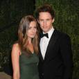 Eddie Redmayne et sa compagne Hannah Bagshawe - Vanity Fair Oscar Party à Hollywood le 25 février 2013.