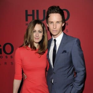 Eddie Redmayne (in HUGO) et Hannah Jane Bagshawe dans les ateliers de l'opéra de Berlin le 17 janvier 2013