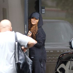 Exclusif - Janet Jackson se rend dans un studio d'enregistrement à Los Angeles (probablement pour les répétitions de sa prochaine tournée mondiale) le 26 mai 2015.