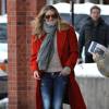 Exclusif - Elle Macpherson en vacances à Aspen, le 17 décembre 2015.