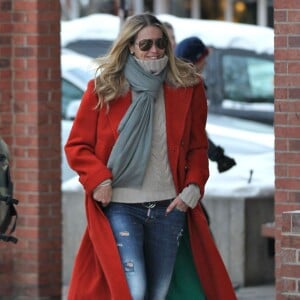 Exclusif - Elle Macpherson à Aspen, dans le Colorado. Le 17 décembre 2015.