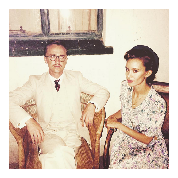 Tom Felton et sa chérie Jade Olivia / photo postée sur le compte Instagram de l'acteur au mois de novembre 2015.