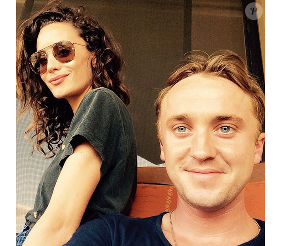 Tom Felton et sa chérie Jade Olivia à Maui / photo postée sur le compte Instagram de l'acteur au mois de juillet 2015.