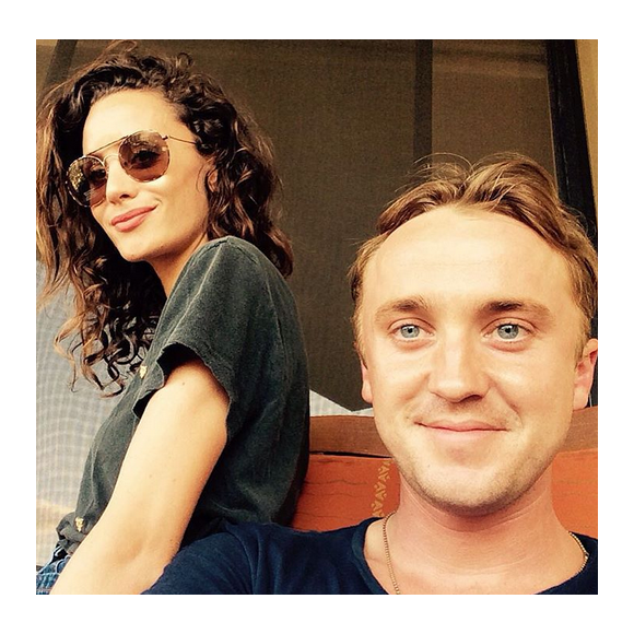 Tom Felton et sa chérie Jade Olivia à Maui / photo postée sur le compte Instagram de l'acteur au mois de juillet 2015.