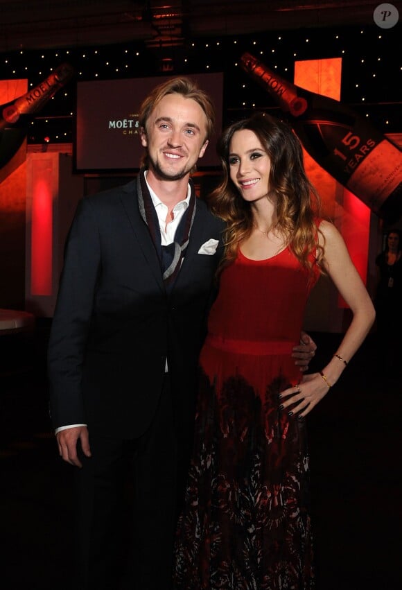 Tom Felton et sa chérie à la soiree "British Independent Film Awards" a Londres, le 9 decembre 2012.