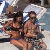 Tom Felton et sa petite amie Jade Olivia en vacances a Miami, le 31 décembre 2011