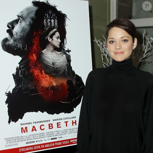 Marion Cotillard à New York, le 9 décembre 2015. Soirée en l'honneur du film "Macneth".