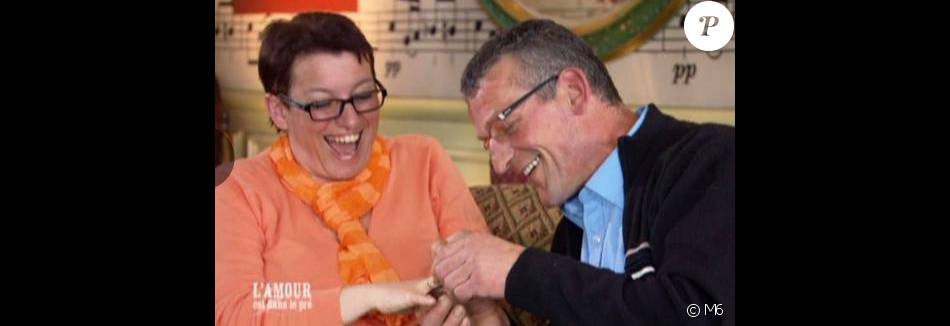 Jean Claude L'amour Est Dans Le Pré 2012 Jean-Claude a demandé Maud en mariage dans L'amour est dans le pré lors