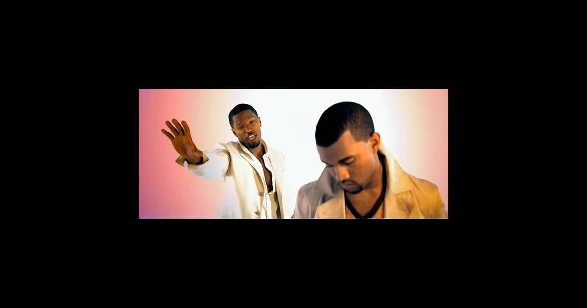 Kanye West et Jamie Foxx dans Gold Digger. 2005. Purepeople
