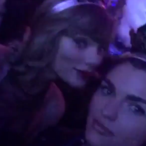 Taylor Swift et Ruby Rose ont fête la Saint-Sylvestre au club Omnia à Las Vegas où se produisait Calvin Harris. Photo postée sur Instagram, le 1er janvier 2016.