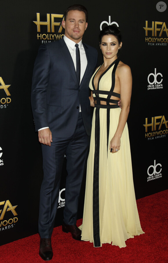Jenna Dewan et son mari Channing Tatum - 19ème cérémonie annuelle des Hollywood Film Awards au Beverly Hilton Hotel à Beverly Hills, le 1er novembre 2015