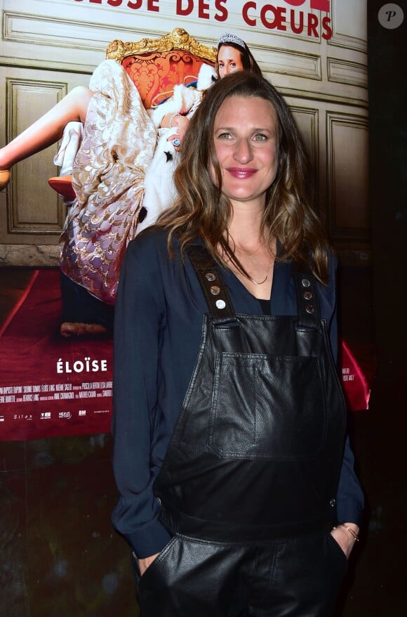 Camille Cottin enceinte - Avant-première du film "Connasse, Princesse des coeurs" au cinéma Elysées Biarritz à Paris, le 23 avril 2015.