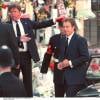 Tony Blair lors des funérailles de Lady Diana le 5 septembre 1997 à l'abbaye de Westminster, à Londres.
